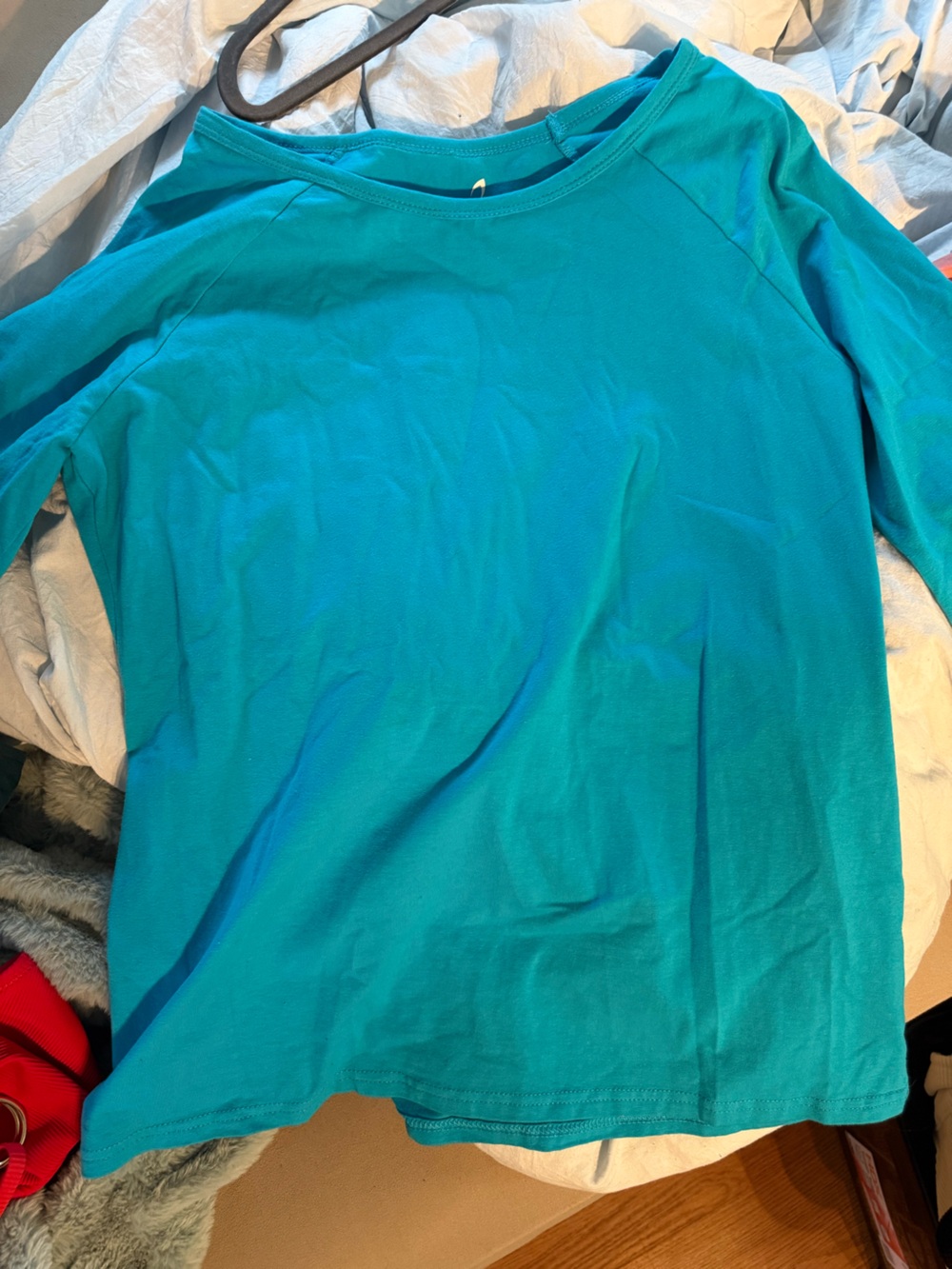 Hanes Teal Women's Tunic Top